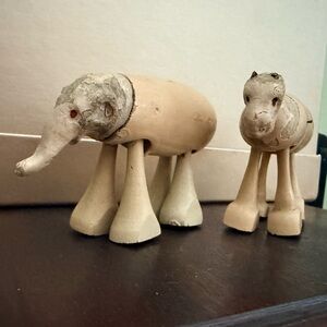Vintage Wilson Walkie Elephant and Donkey